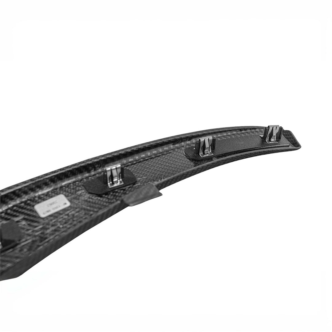 Corvette C8 Dry Carbon Fiber Factory GM XL Extended Front Side Mud Flaps Carbon Fiber MF-1265-BKCF