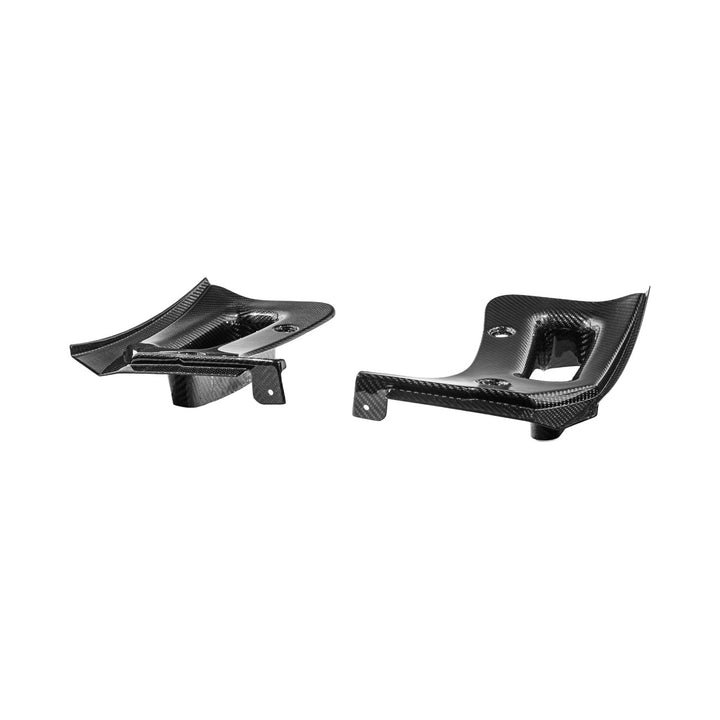 Corvette C8 Dry Carbon Fiber Front &amp; Rear Mud Flaps Rear MF-1266-BKCF