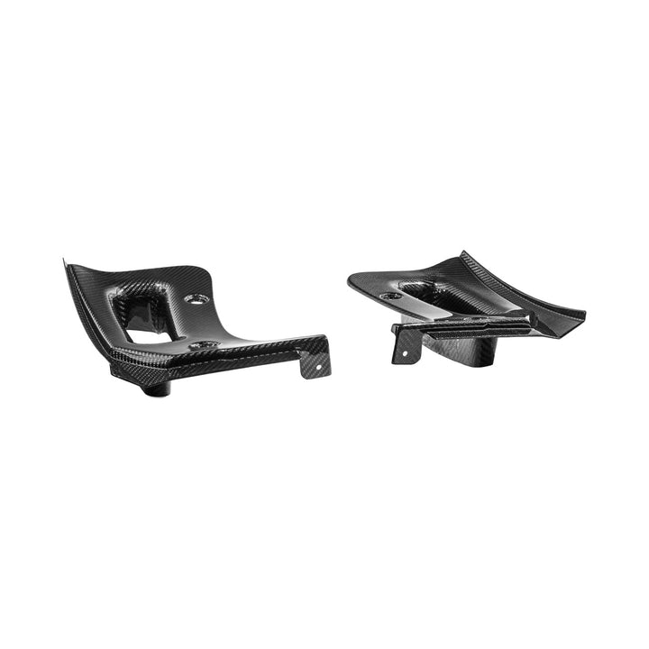 Corvette C8 Dry Carbon Fiber Front &amp; Rear Mud Flaps Rear MF-1266-BKCF