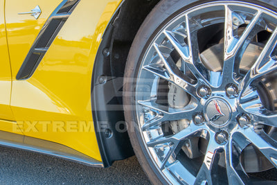 Corvette C7 GM Enhanced Texture Front Splash Guards