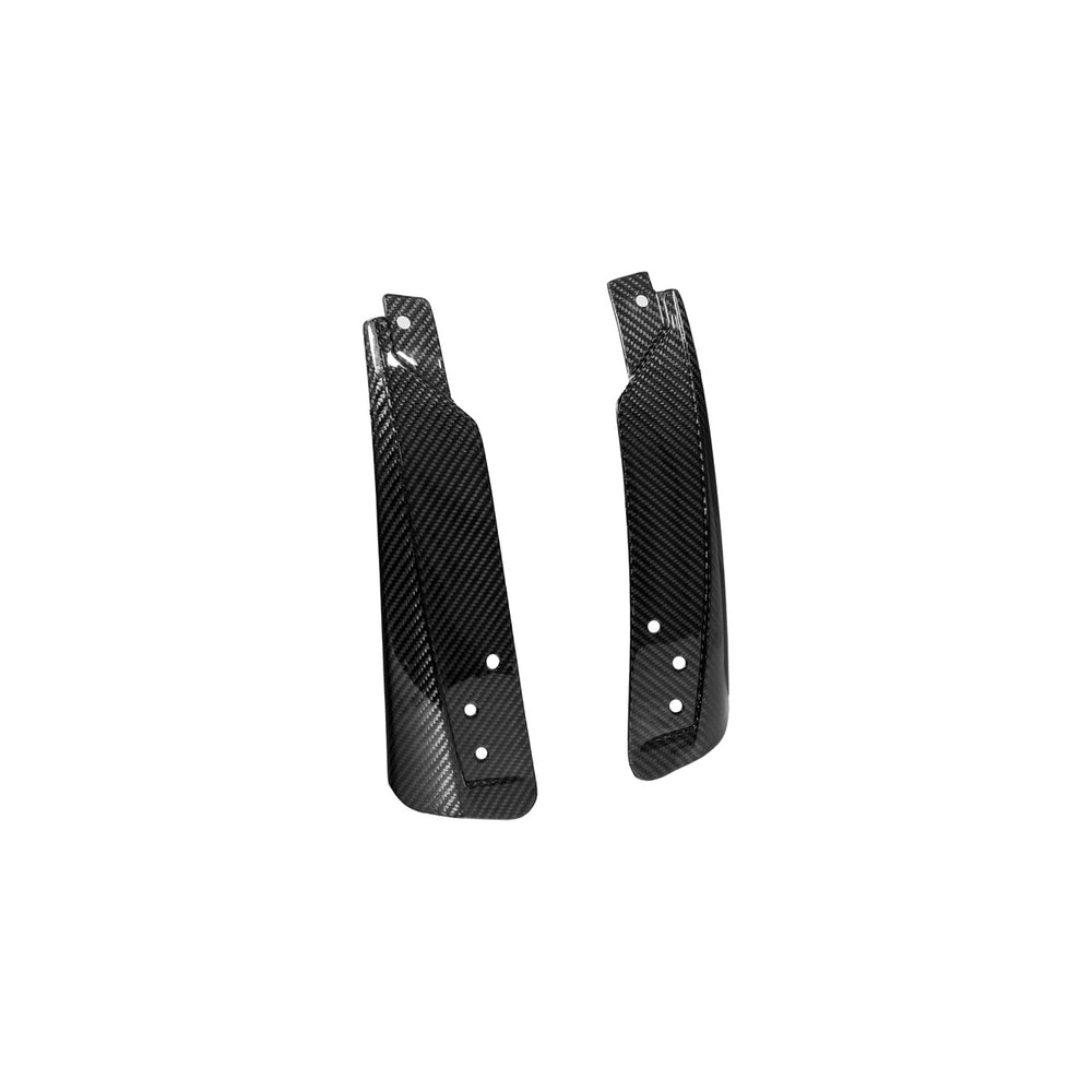 2024-Up Ford Mustang Carbon Fiber Performance XL Extended Front & Rear Mud Flap Splash Guards Carbon Fiber MF-767-BKCF_MF-768-BKCF