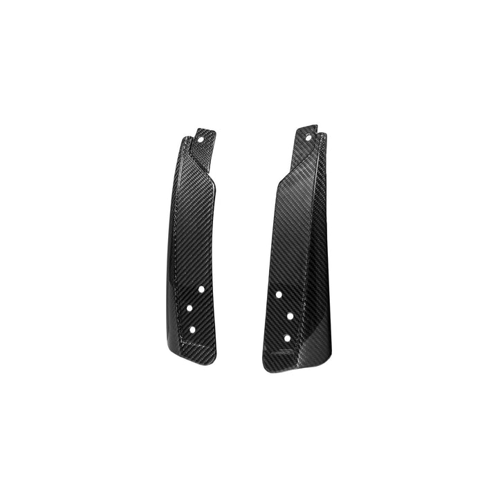 2024-Up Ford Mustang Carbon Fiber Performance XL Extended Front &amp; Rear Mud Flap Splash Guards Carbon Fiber MF-767-BKCF_MF-768-BKCF
