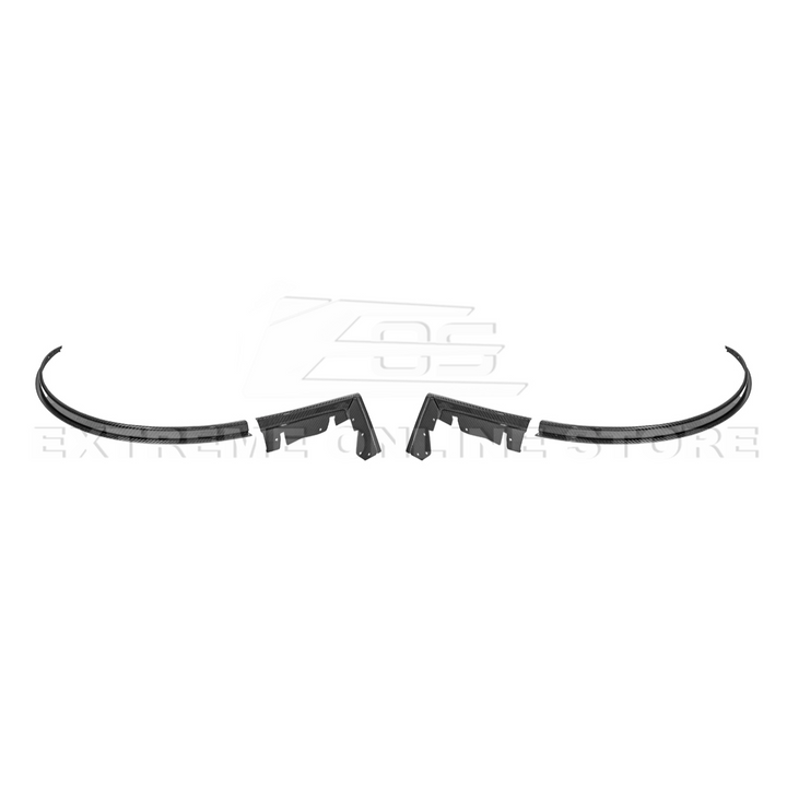 2024-Up Ford Mustang S650 DRY CARBON FIBER Rear Quarter Fender Flare Extension