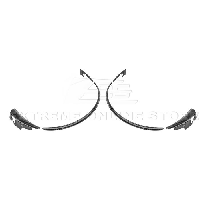 2024+ Ford Mustang DRY CARBON FIBER Fender Flares &amp; Mud Flap