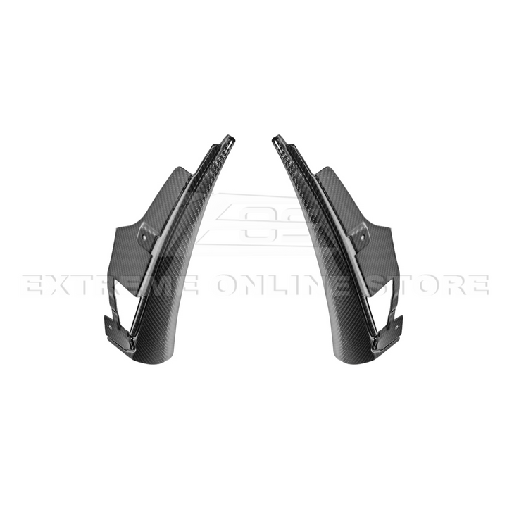2024+ Ford Mustang Dry Carbon Fiber Mud Flap
