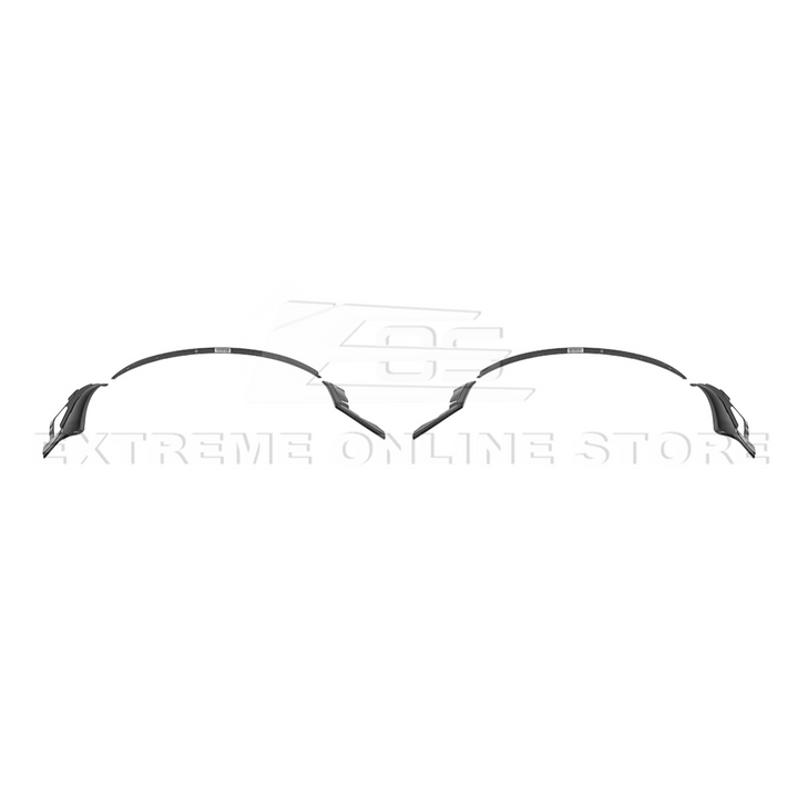 2024+ Ford Mustang DRY CARBON FIBER Fender Flares &amp; Mud Flap