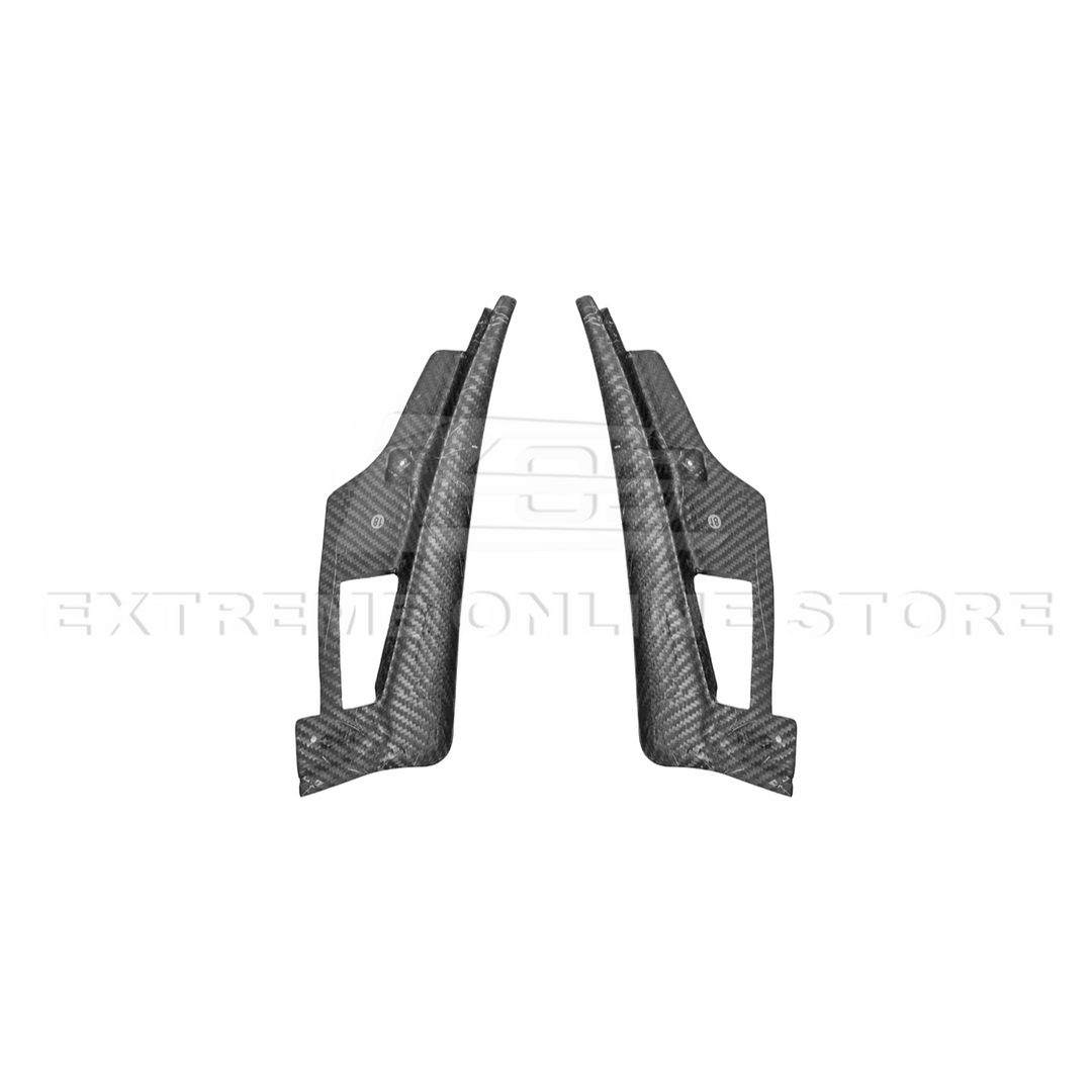 2024+ Ford Mustang DRY CARBON FIBER Fender Flares &amp; Mud Flap