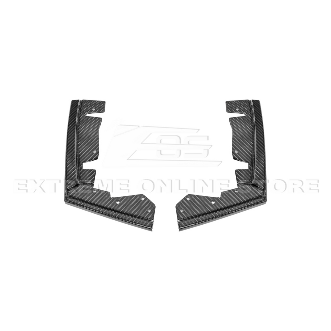 2024+ Ford Mustang DRY CARBON FIBER Fender Flares &amp; Mud Flap