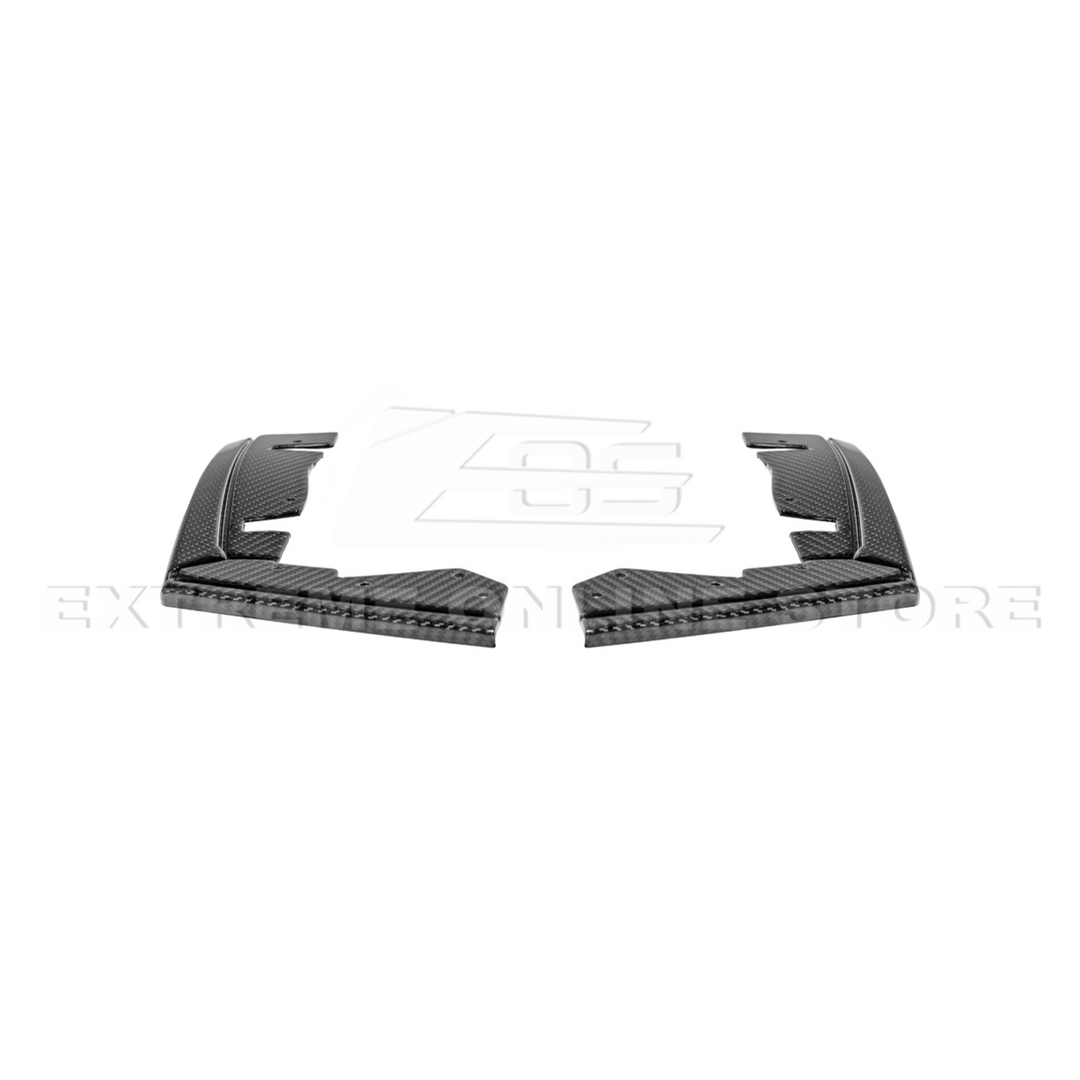 2024+ Ford Mustang DRY CARBON FIBER Fender Flares &amp; Mud Flap