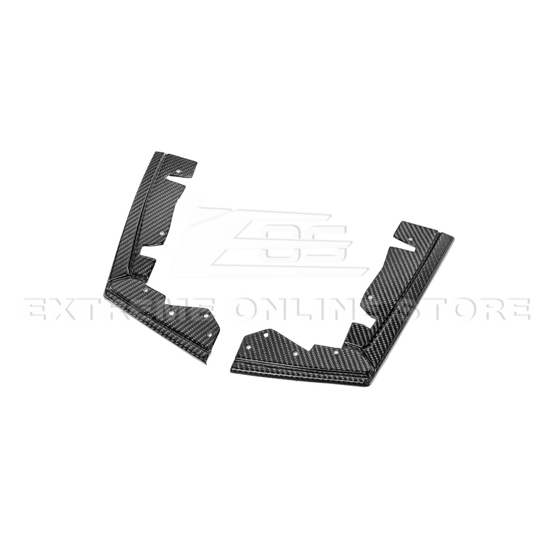 2024+ Ford Mustang DRY CARBON FIBER Fender Flares &amp; Mud Flap