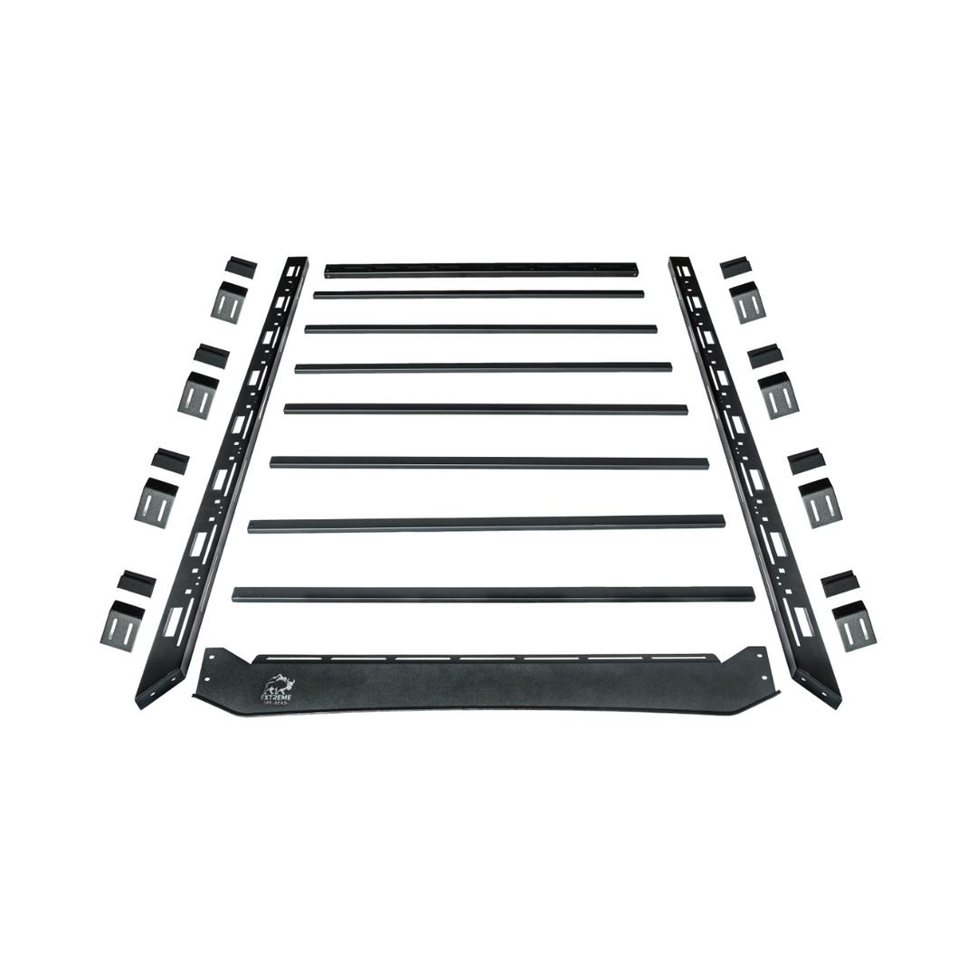 2018-Up Jeep Wrangler JL Carbon Steel Black Top Roof Cargo Rack