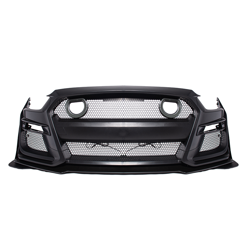 2015-17 Ford Mustang GT500 Conversion Front Bumper Kit (W/LED Grille)