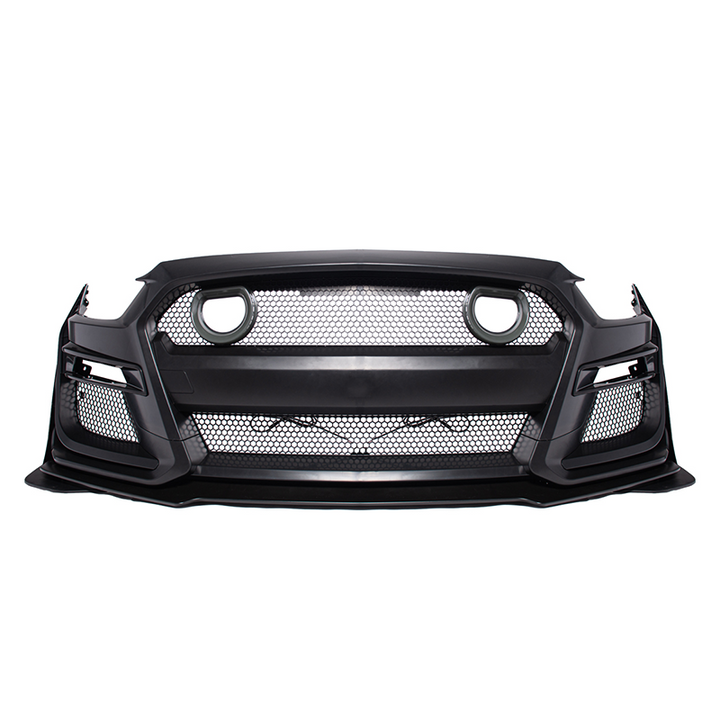 2015-17 Ford Mustang GT500 Conversion Front Bumper Kit (W/LED Grille)
