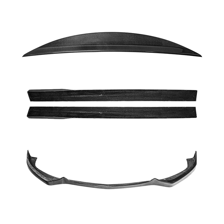 2013-15 Chevrolet SS Carbon Fiber Front Lip Splitter Side Skirts &amp; Rear Spoiler