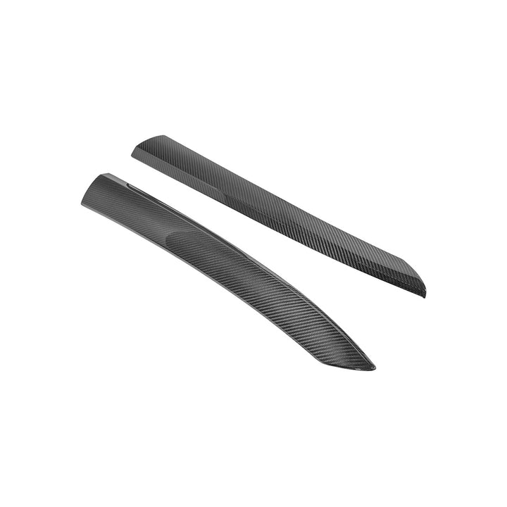 Corvette C7 Carbon Fiber Roof Side Trim Panel Cover Overlays Carbon Fiber PILLAR-1397-BKCF
