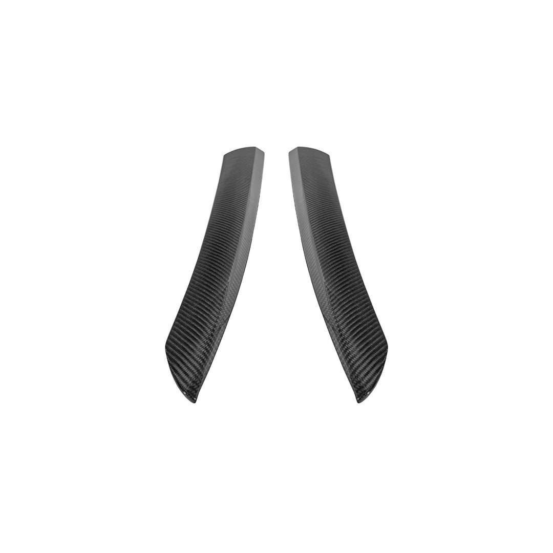 Corvette C7 Carbon Fiber Roof Side Trim Panel Cover Overlays Carbon Fiber PILLAR-1397-BKCF