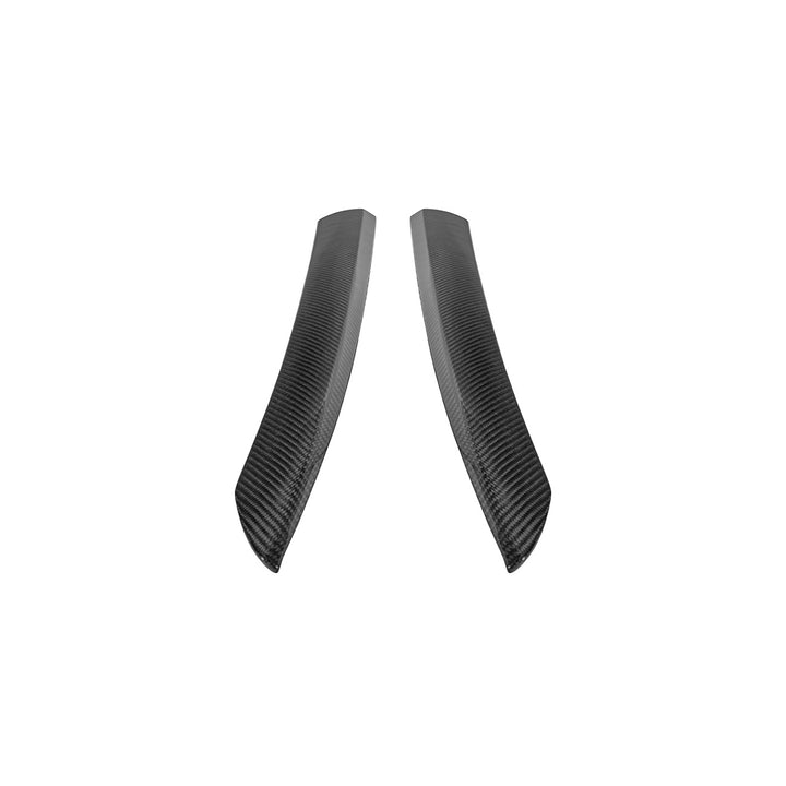 Corvette C7 Carbon Fiber Roof Side Trim Panel Cover Overlays Carbon Fiber PILLAR-1397-BKCF
