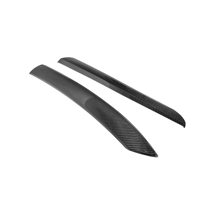 Corvette C7 Carbon Fiber Roof Side Trim Panel Cover Overlays Carbon Fiber PILLAR-1397-BKCF