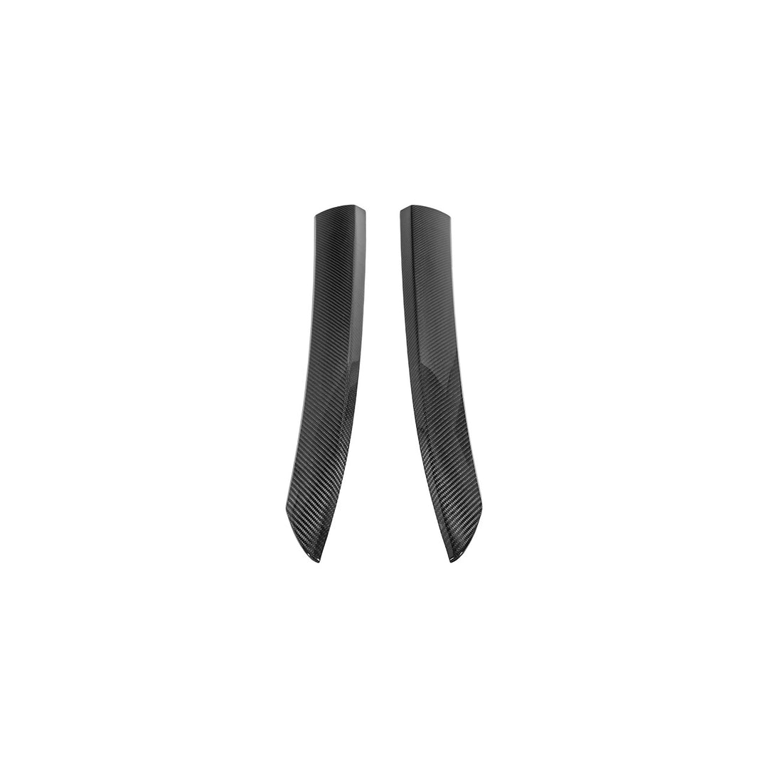 Corvette C7 Carbon Fiber Roof Side Trim Panel Cover Overlays Carbon Fiber PILLAR-1397-BKCF