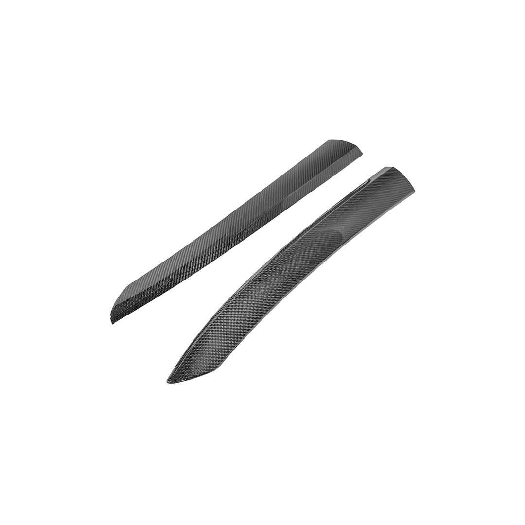 Corvette C7 Carbon Fiber Roof Side Trim Panel Cover Overlays Carbon Fiber PILLAR-1397-BKCF