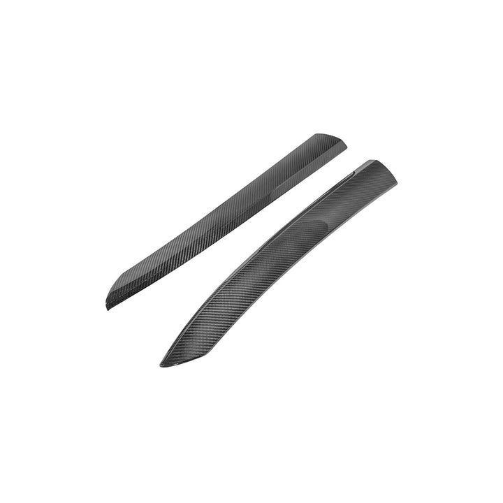 Corvette C7 Carbon Fiber Roof Side Trim Panel Cover Overlays Carbon Fiber PILLAR-1397-BKCF