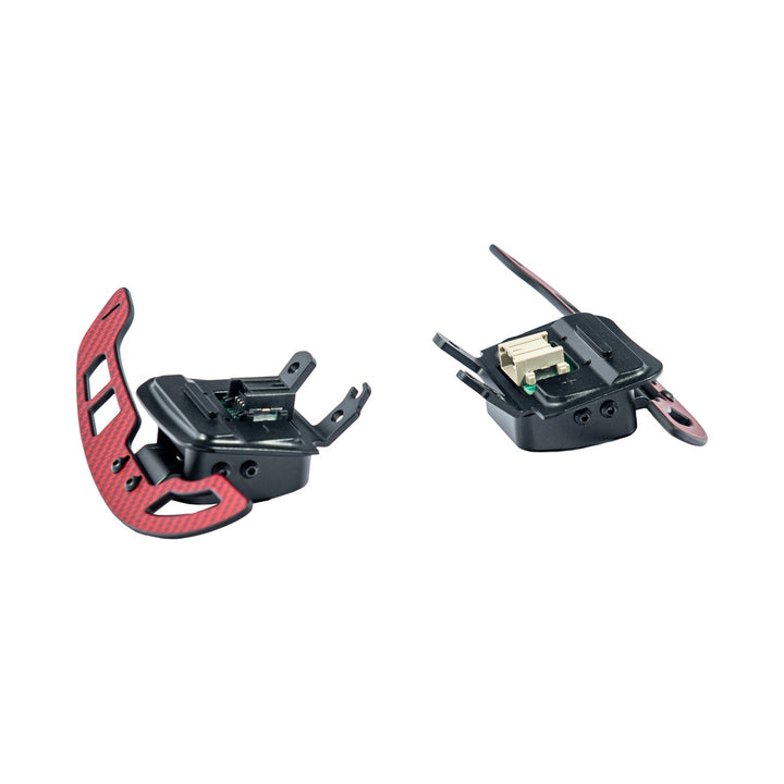 Corvette C8 Carbon Fiber Steering Wheel Magnetic Paddle Shifters Red Carbon Fiber PS-C8-RDCF