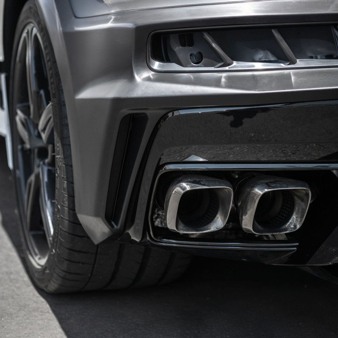 Corvette C8 Stingray Z06 Style Full Rear Bumper Conversion Kit Polypropylene RBP-C8Z06-20UP-V2