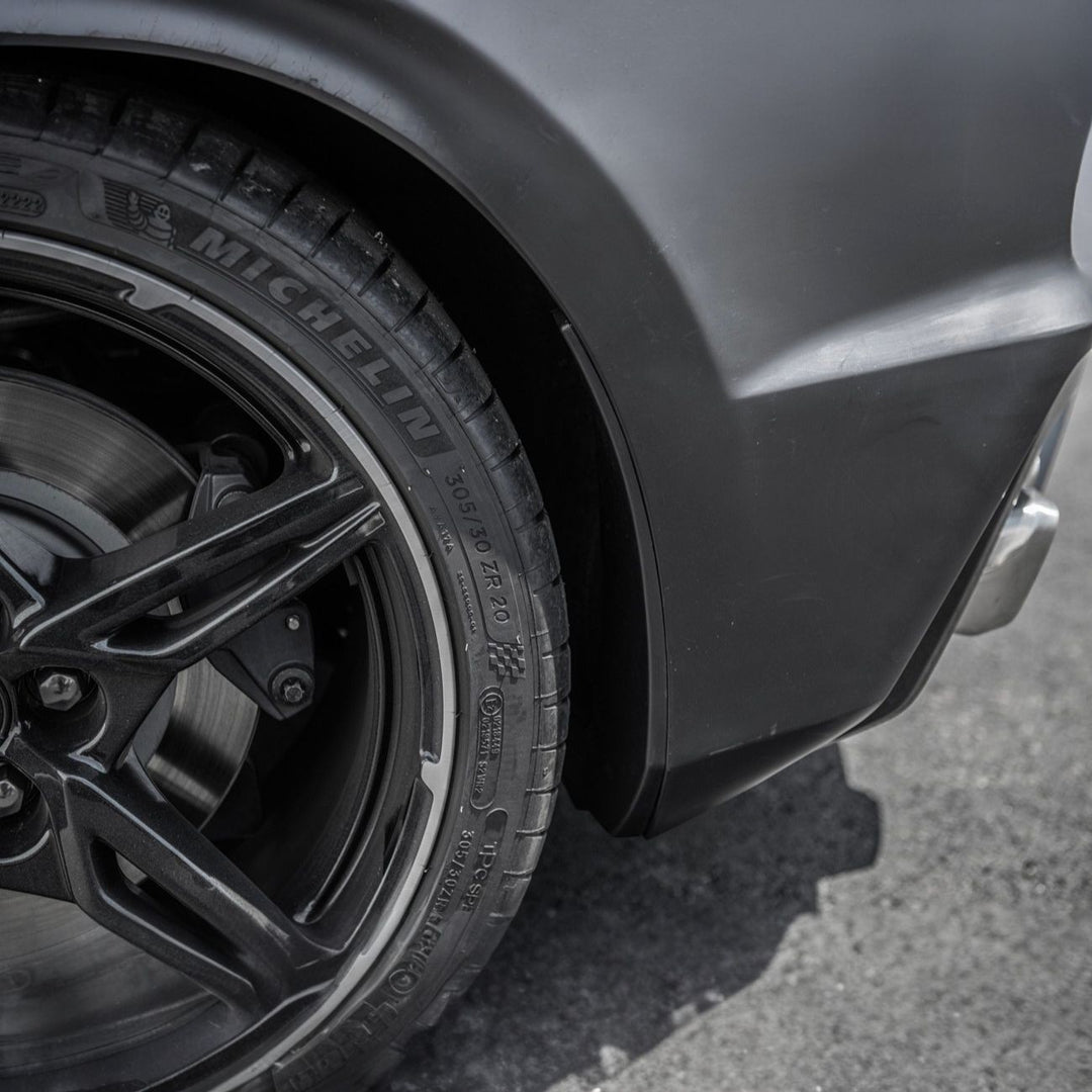 Corvette C8 Stingray Z06 Style Full Rear Bumper Conversion Kit Polypropylene RBP-C8Z06-20UP-V2