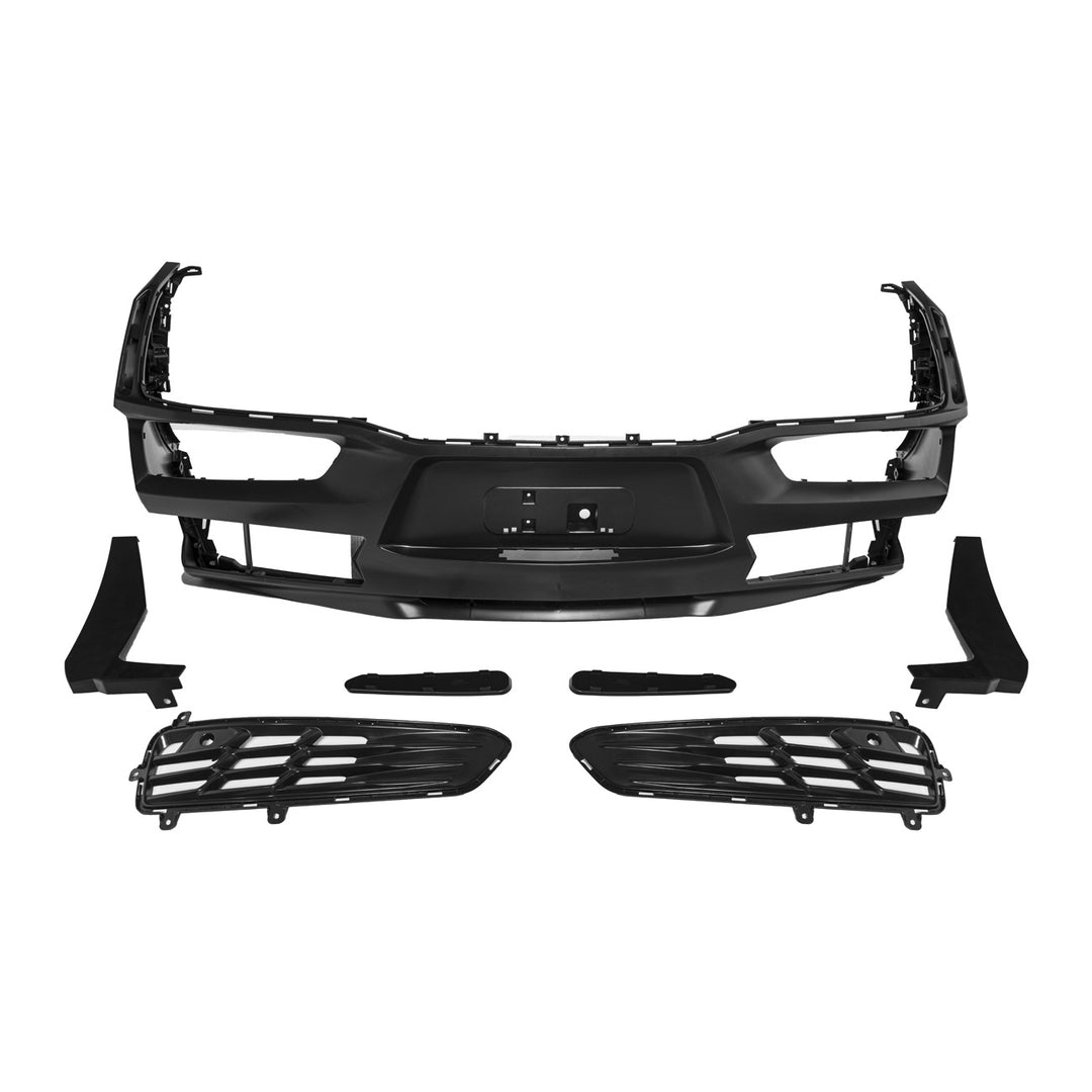 Corvette C8 Stingray Z06 Style Full Rear Bumper Conversion Kit Polypropylene RBP-C8Z06-20UP-V2