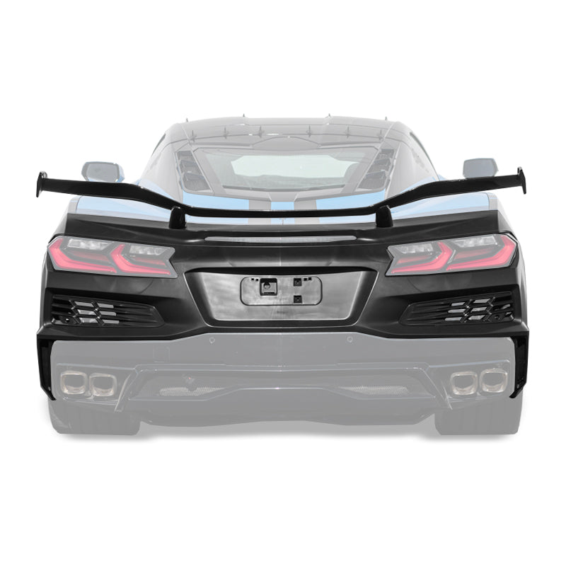 Corvette C8 Stingray Rear Bumper &amp; Spoiler Kit [Z06 Conversion Package]