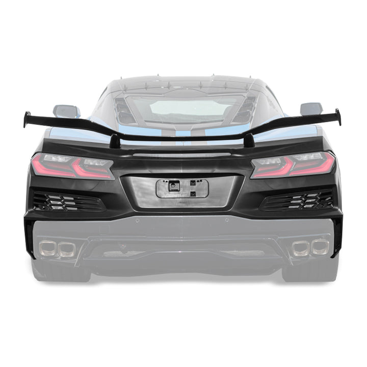 Corvette C8 Stingray Rear Bumper &amp; Spoiler Kit [Z06 Conversion Package]