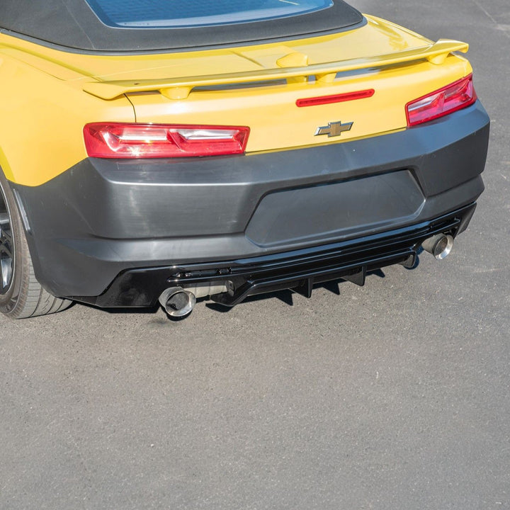 2016-2018 Chevrolet Camaro ZL1 Style Rear Diffuser Primed Black RBP-CA-004