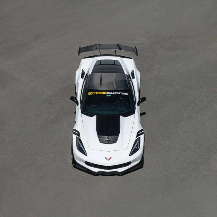 Corvette C7 Carbon Fiber GM Factory Style Double-Sided Replacement Targa Roof Panel Carbon Fiber ROOF-1346-BKCF