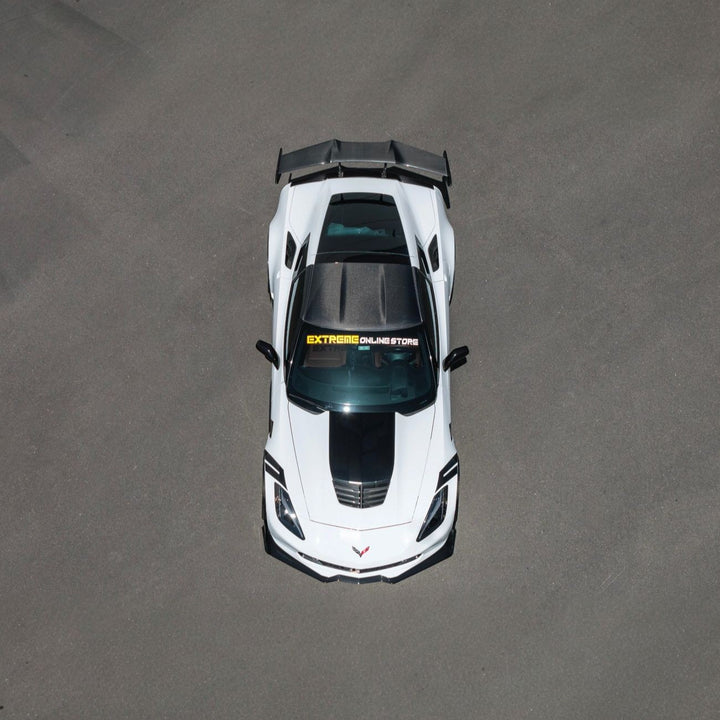 Corvette C7 Carbon Fiber GM Factory Style Double-Sided Replacement Targa Roof Panel Carbon Fiber ROOF-1346-BKCF