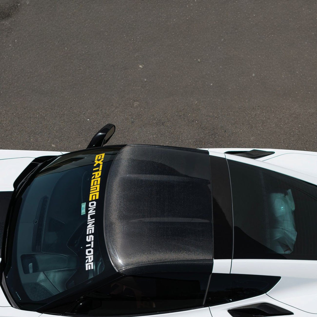 Corvette C7 Carbon Fiber GM Factory Style Double-Sided Replacement Targa Roof Panel Carbon Fiber ROOF-1346-BKCF