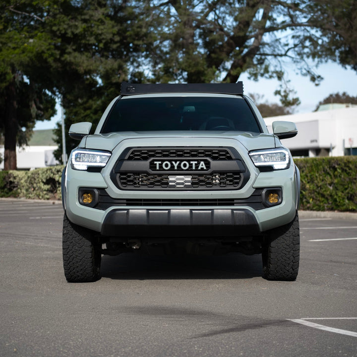 2016-2023 Toyota Tacoma Extreme Off-Road Top Roof Rack Cargo Carrier Textured Black Powder Coated RRACK-1300-STEEL