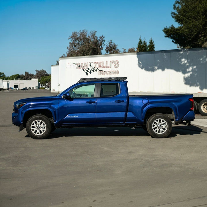 2016-2023 Toyota Tacoma Extreme Off-Road Version 2 Top Roof Rack Cargo Carrier Textured Black Powder Coated RRACK-1301-STEEL