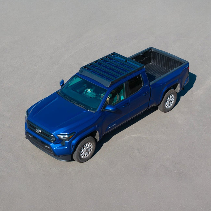 2016-2023 Toyota Tacoma Extreme Off-Road Version 2 Top Roof Rack Cargo Carrier Textured Black Powder Coated RRACK-1301-STEEL