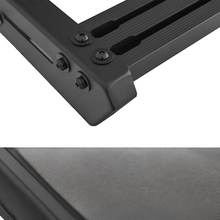 2016-2023 Toyota Tacoma Extreme Off-Road Version 2 Top Roof Rack Cargo Carrier Textured Black Powder Coated RRACK-1301-STEEL
