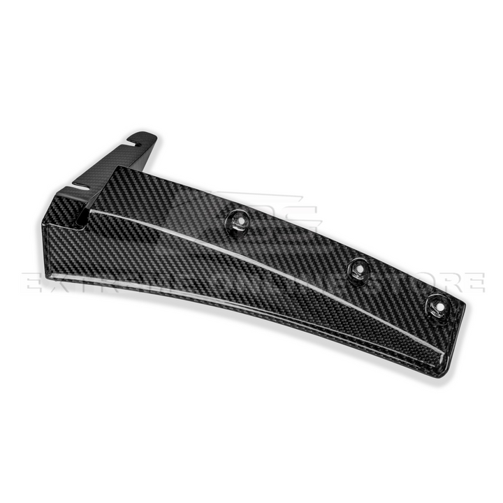 Corvette C7 Stage 3 DRY CARBON FIBER Front Splitter Wickerbill Extension Winglets