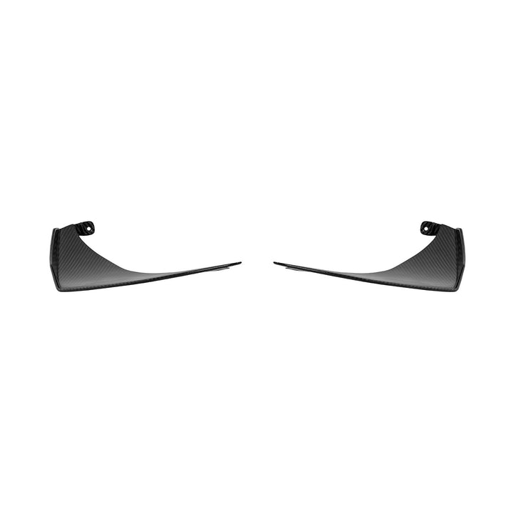 Corvette C8 Carbon Fiber Z07 Performance Package Front Canards Carbon Fiber SPLITTER-1360-BKCF