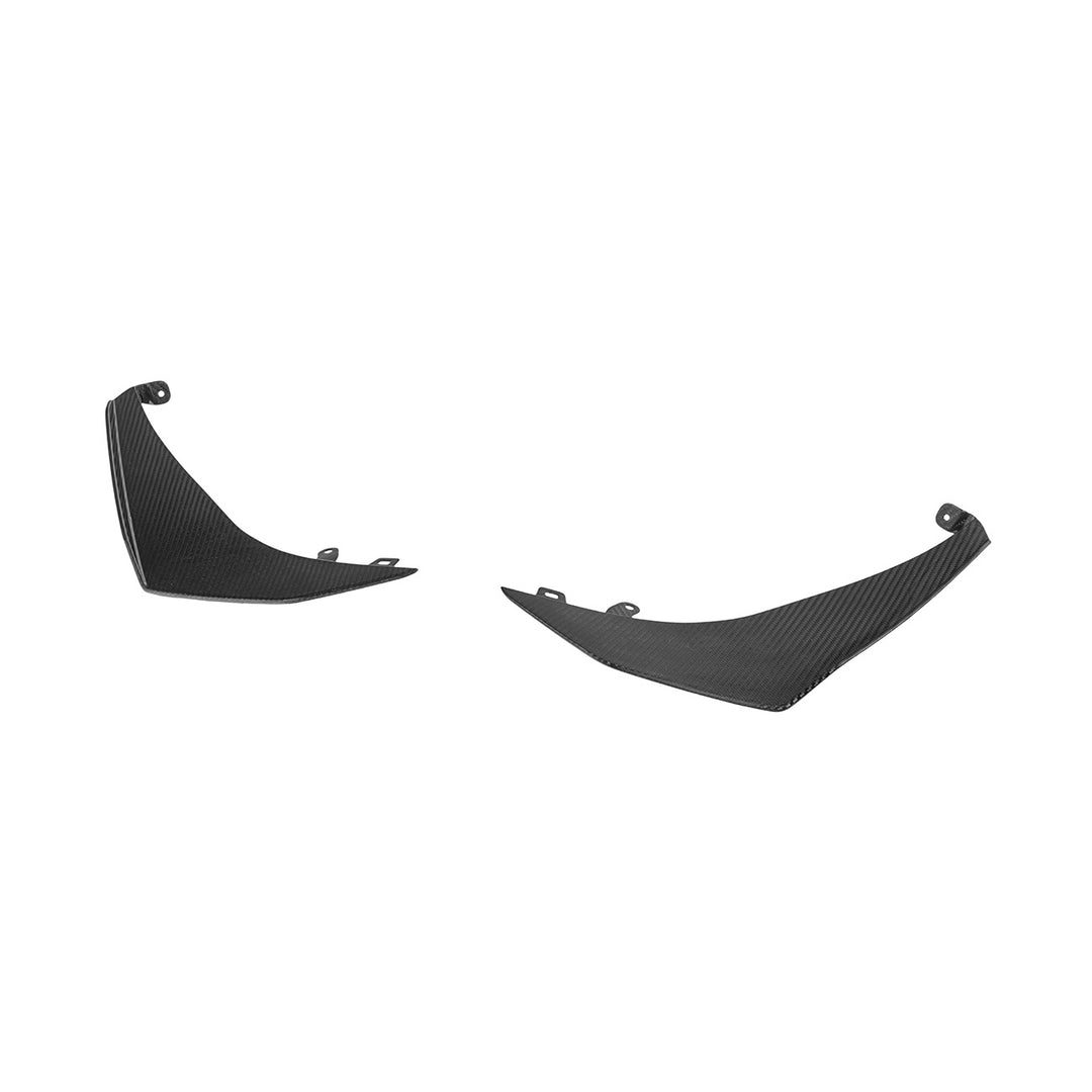 Corvette C8 Carbon Fiber Z07 Performance Package Front Canards Carbon Fiber SPLITTER-1360-BKCF