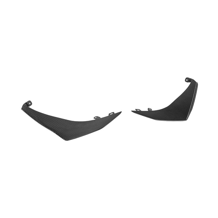 Corvette C8 Carbon Fiber Z07 Performance Package Front Canards Carbon Fiber SPLITTER-1360-BKCF