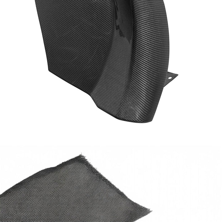 Corvette C6 Carbon Fiber Factory Style Front Fender Rear Extension Splash Guards Carbon Fiber SPLITTER-1364-BKCF