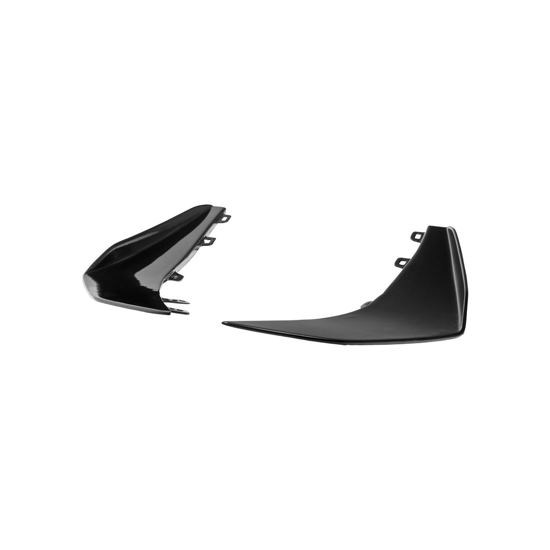 Corvette C8 Carbon Fiber Front Bumper Side Canards Painted Carbon Flash Metallic SPLITTER-528-V2-FRP