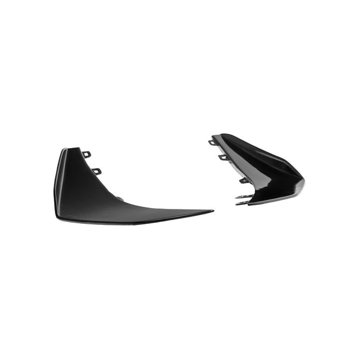Corvette C8 Carbon Fiber Front Bumper Side Canards Painted Carbon Flash Metallic SPLITTER-528-V2-FRP