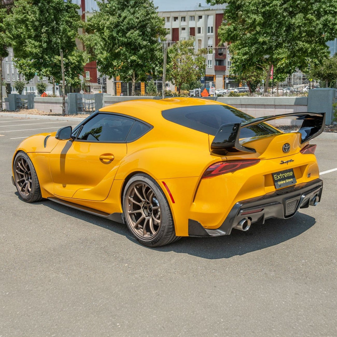 2020-Up Toyota GR Supra ST Style Rear Trunk Lid Wing Spoiler SPOILER-443-V2-ABS-MID_SPLITTER-443-V2-ABS