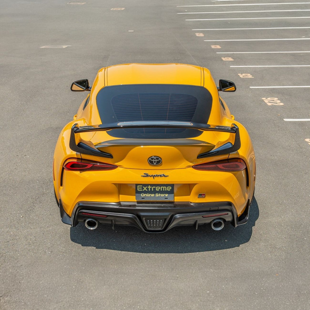 2020-Up Toyota GR Supra ST Style Rear Trunk Lid Wing Spoiler SPOILER-443-V2-ABS-MID_SPLITTER-443-V2-ABS