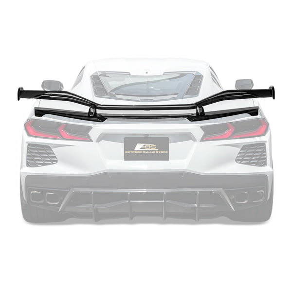 Z06 Conversion Corvette C8 All Model DRY CARBON FIBER Rear High Wing