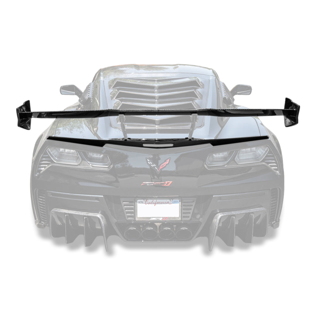 Corvette C7 ZR1 DRY Carbon Fiber Rear Wing Spoiler